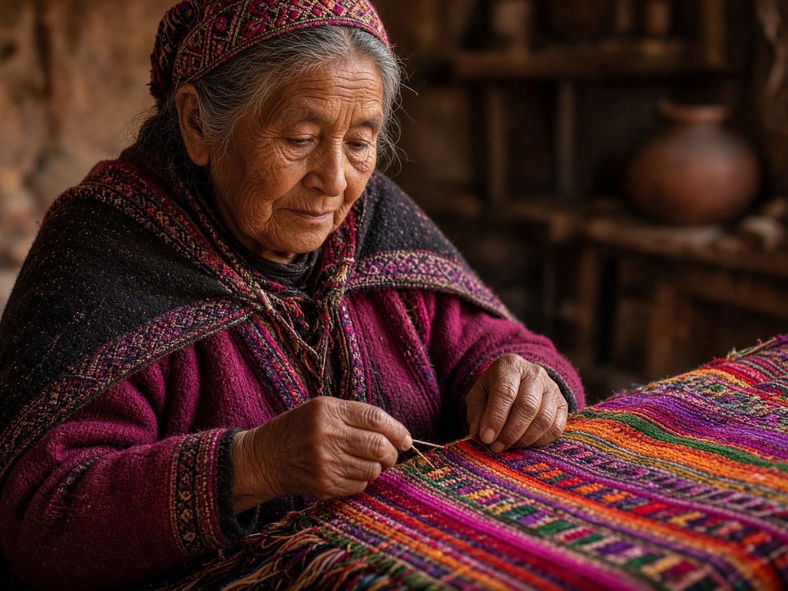 Editorial weaving study photograph